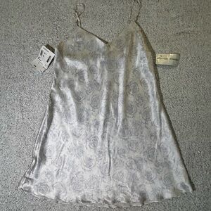 NWT Nordstroms 100% Silk Floral Slip Dress | Lingerie Size M